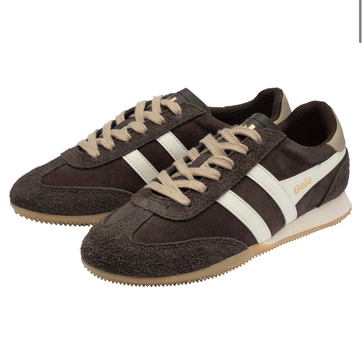 Gola Mocha Sprinter retro sneaker in mocha brown