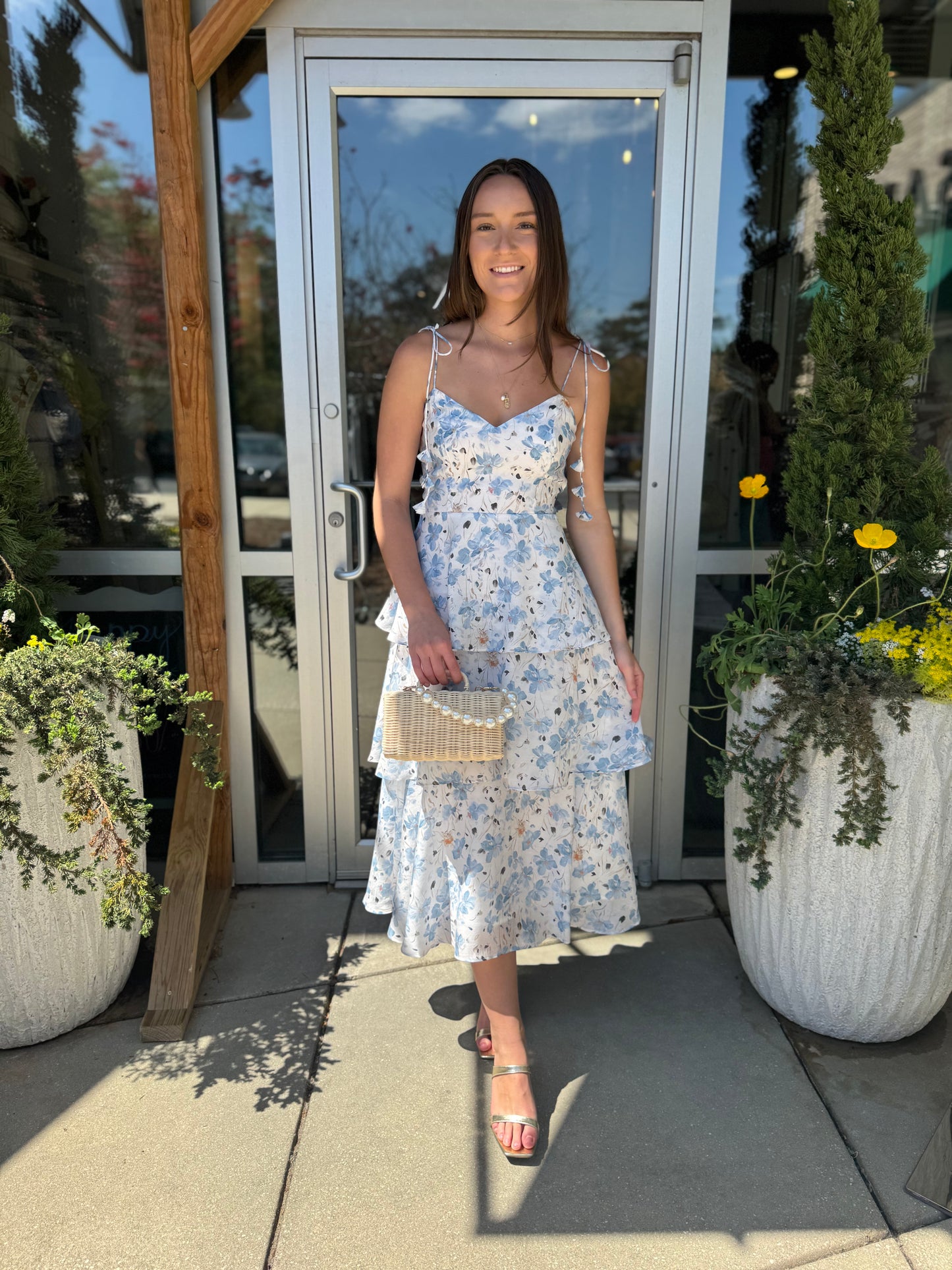 Maize Tiered Dress