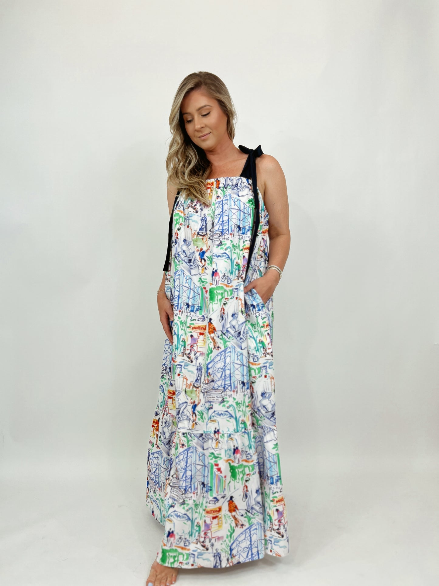 South of France Maxi Dress