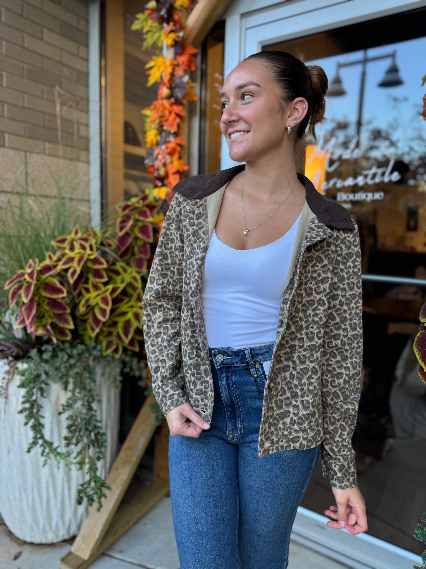 Leopard Barn Jacket