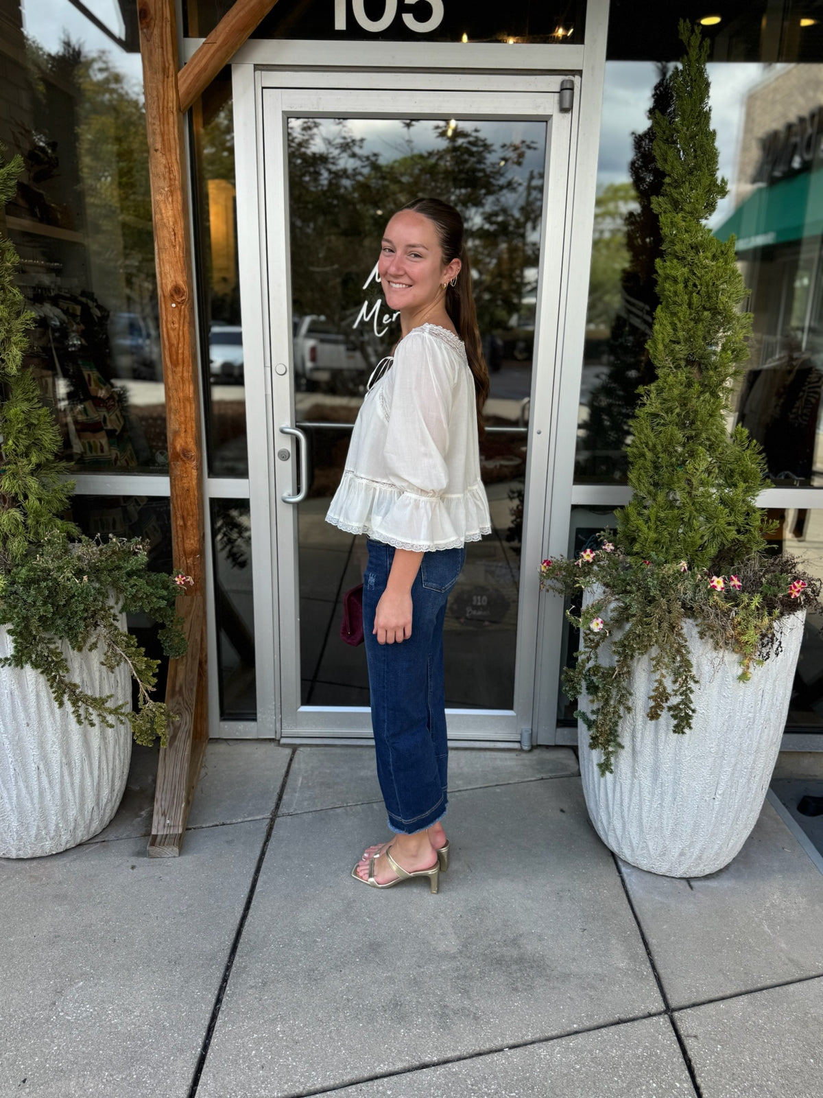 Off Shoulder Lace Top