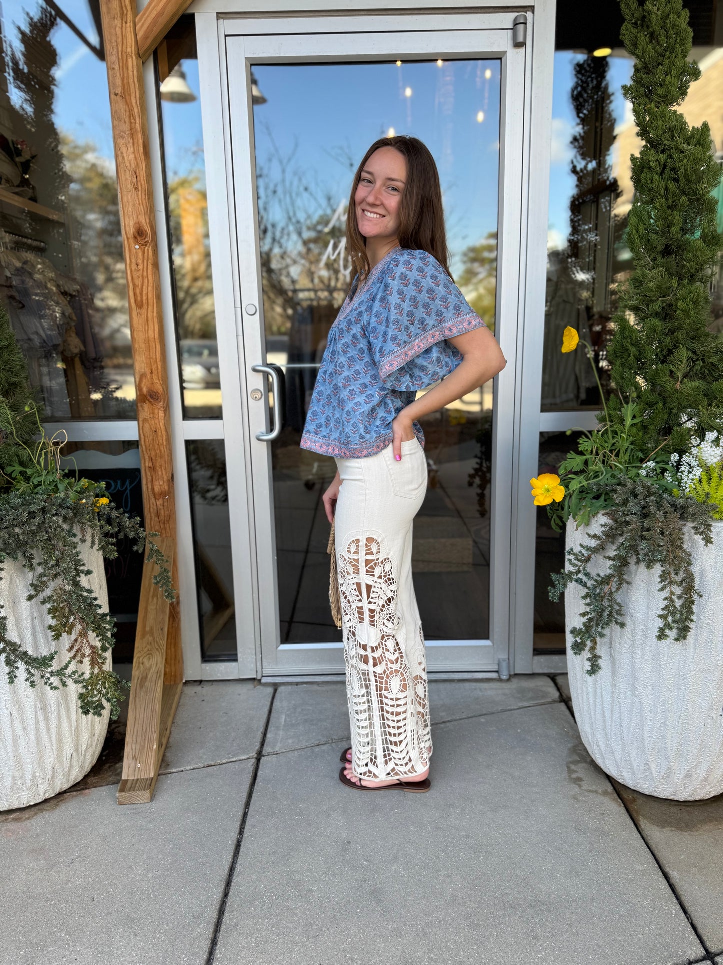 Seona Sky Blouse