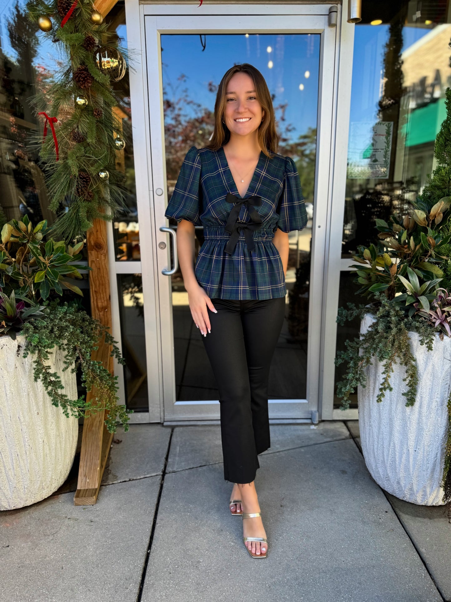 Lauren Tartan Blouse