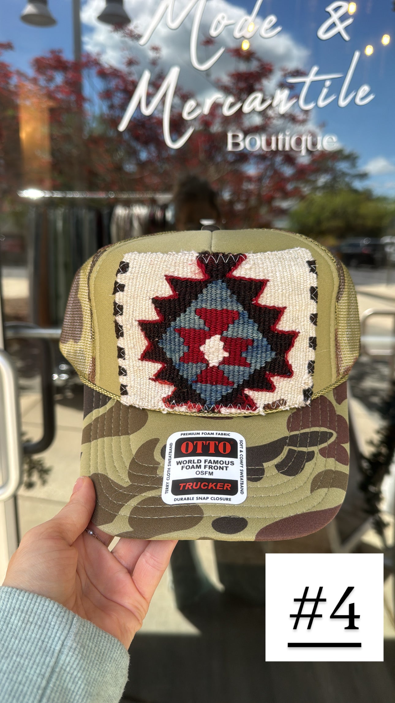 Camo Orijinal Kilim Patch Trucker