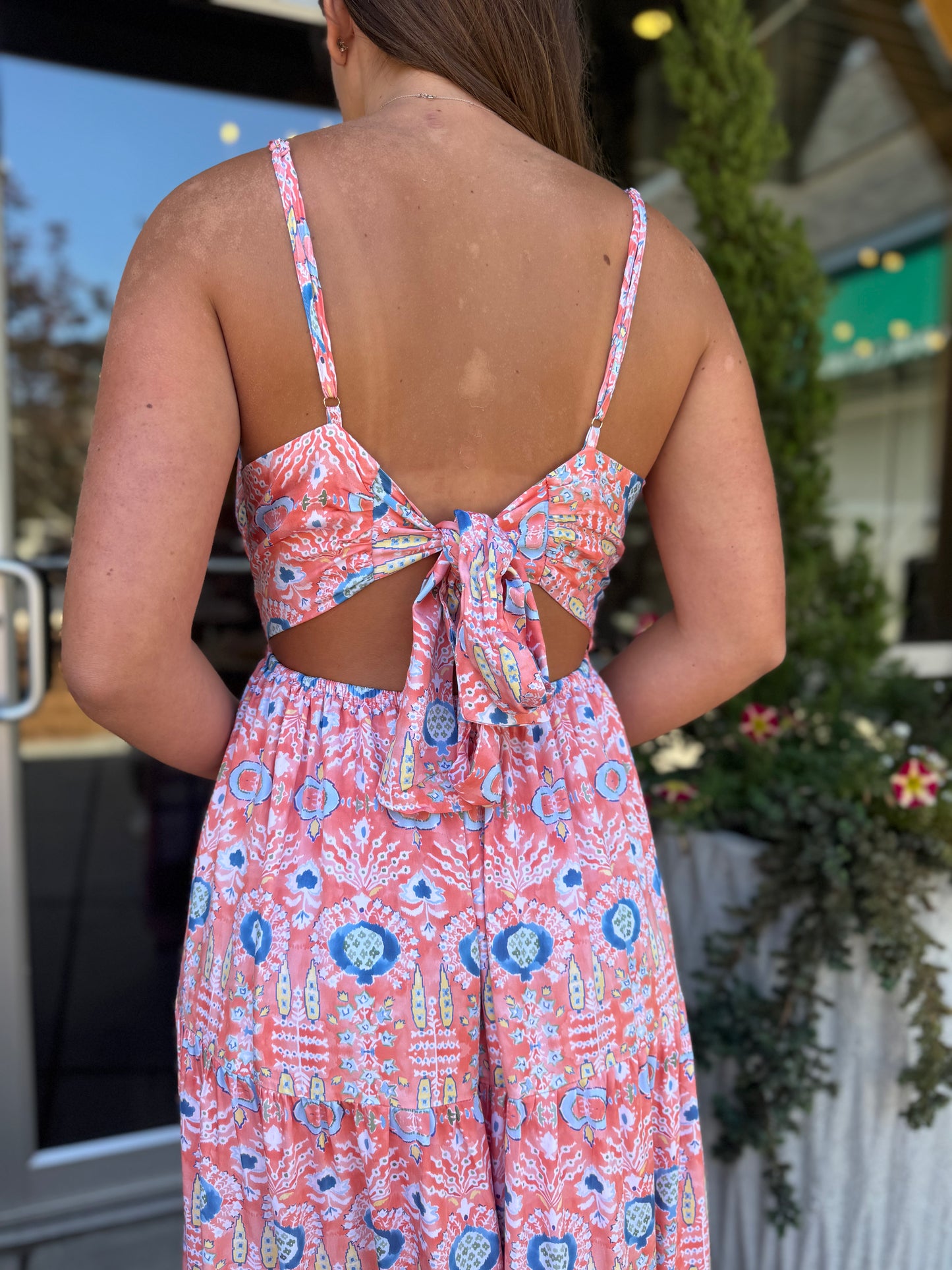 Sunset Tapestry Maxi Dress