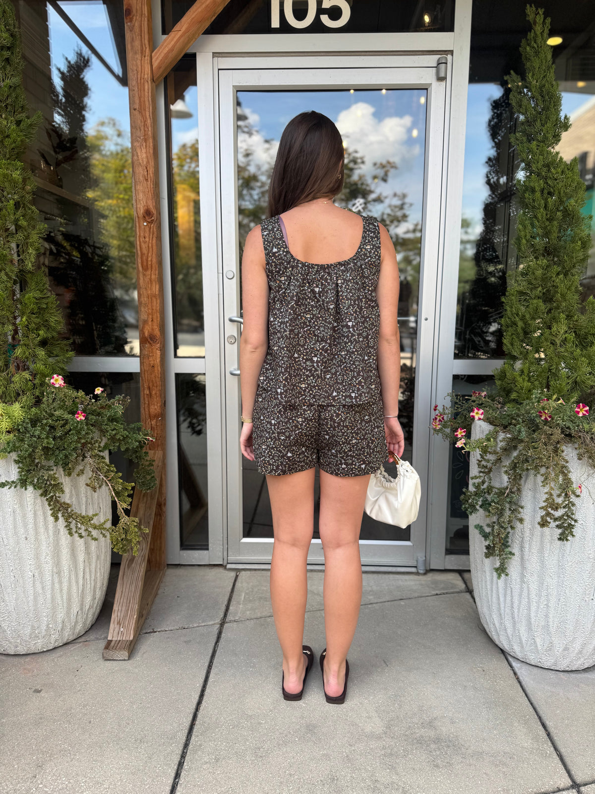 Gingham Floral Set