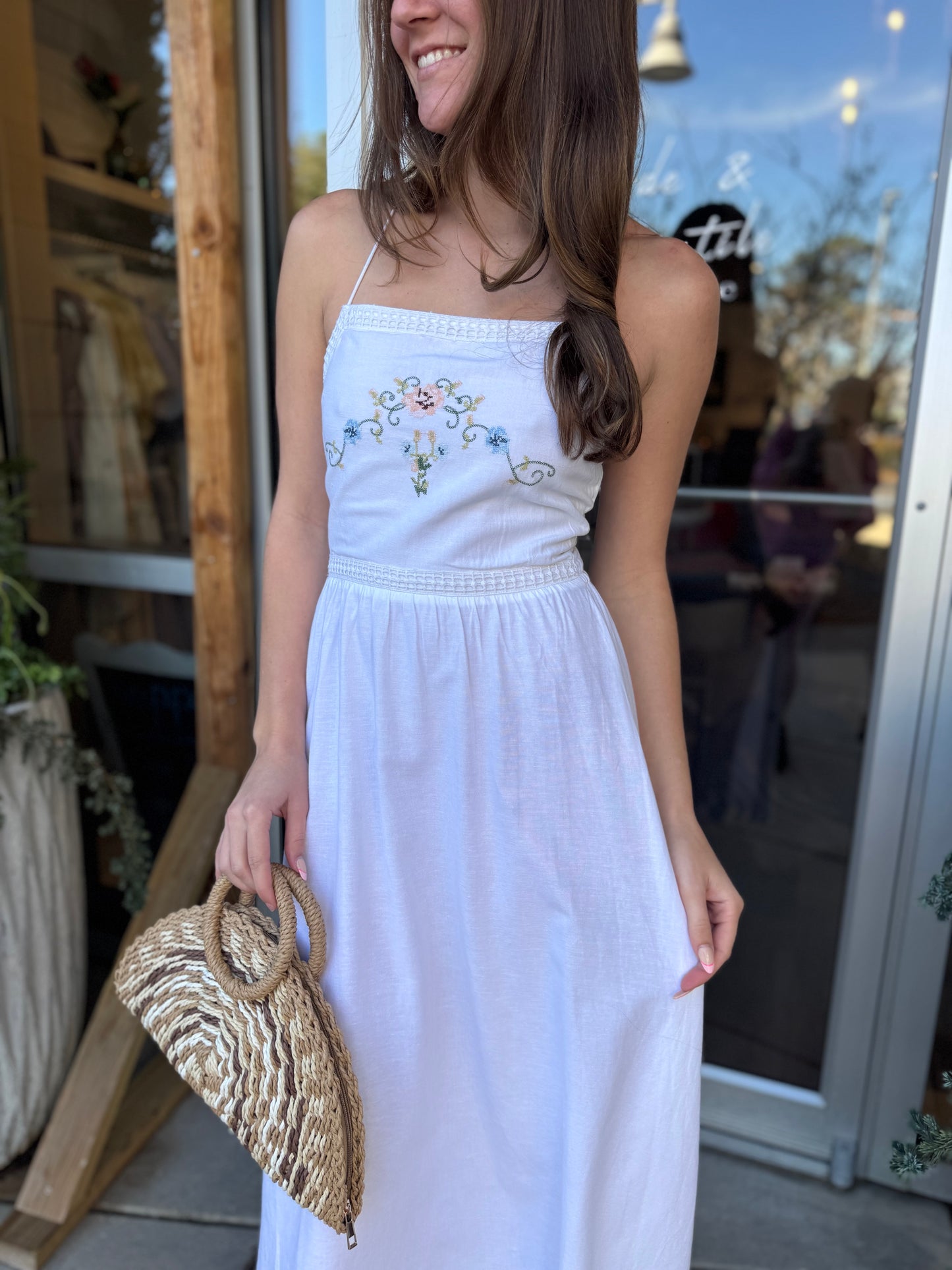 Vine Valley Whisper White Dress