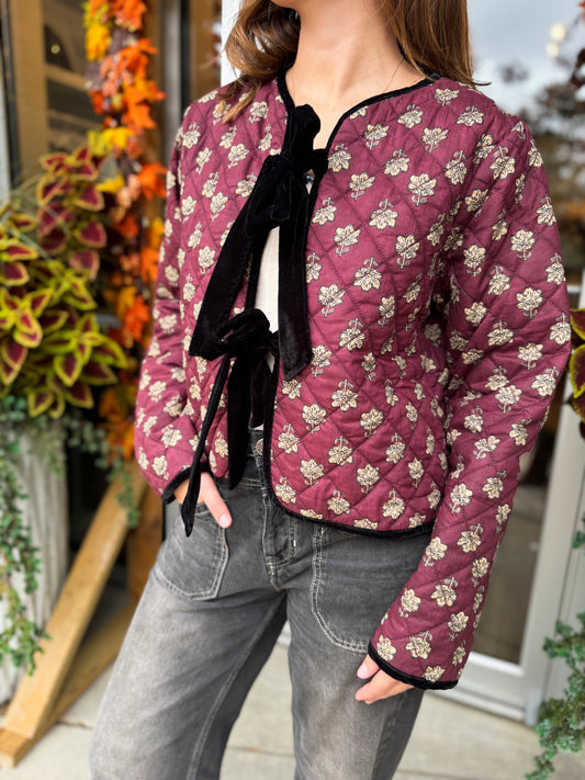 Printed Puffer Jacket