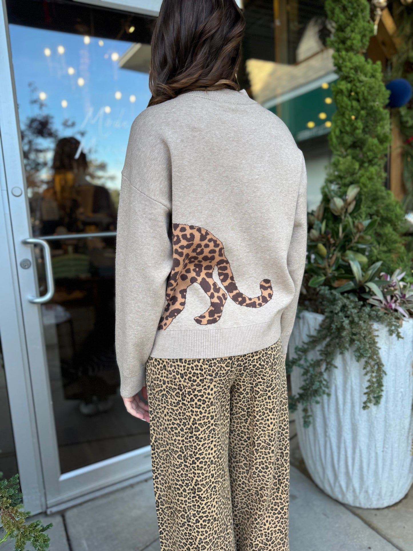 Jazara Leopard Sweater