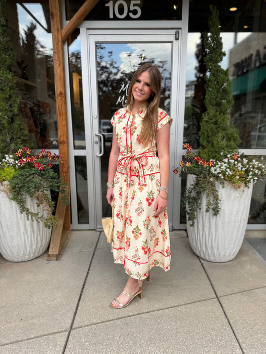 Trim Detail Button Front Maxi