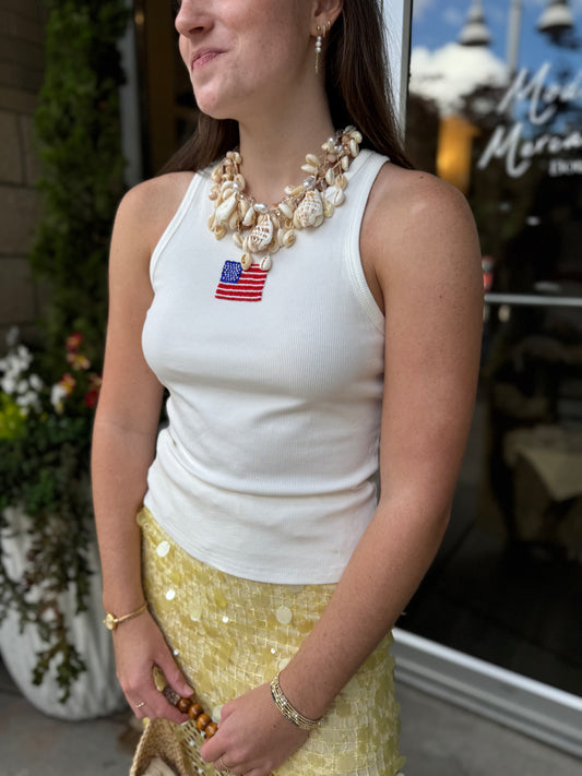 USA Beaded Tank