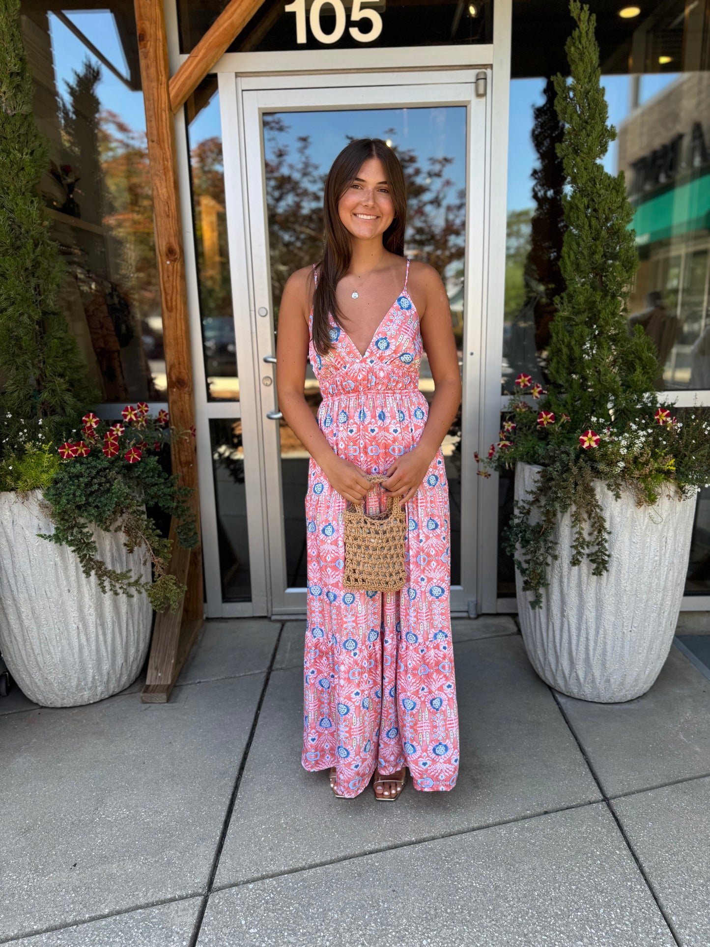 Sunset Tapestry Maxi Dress