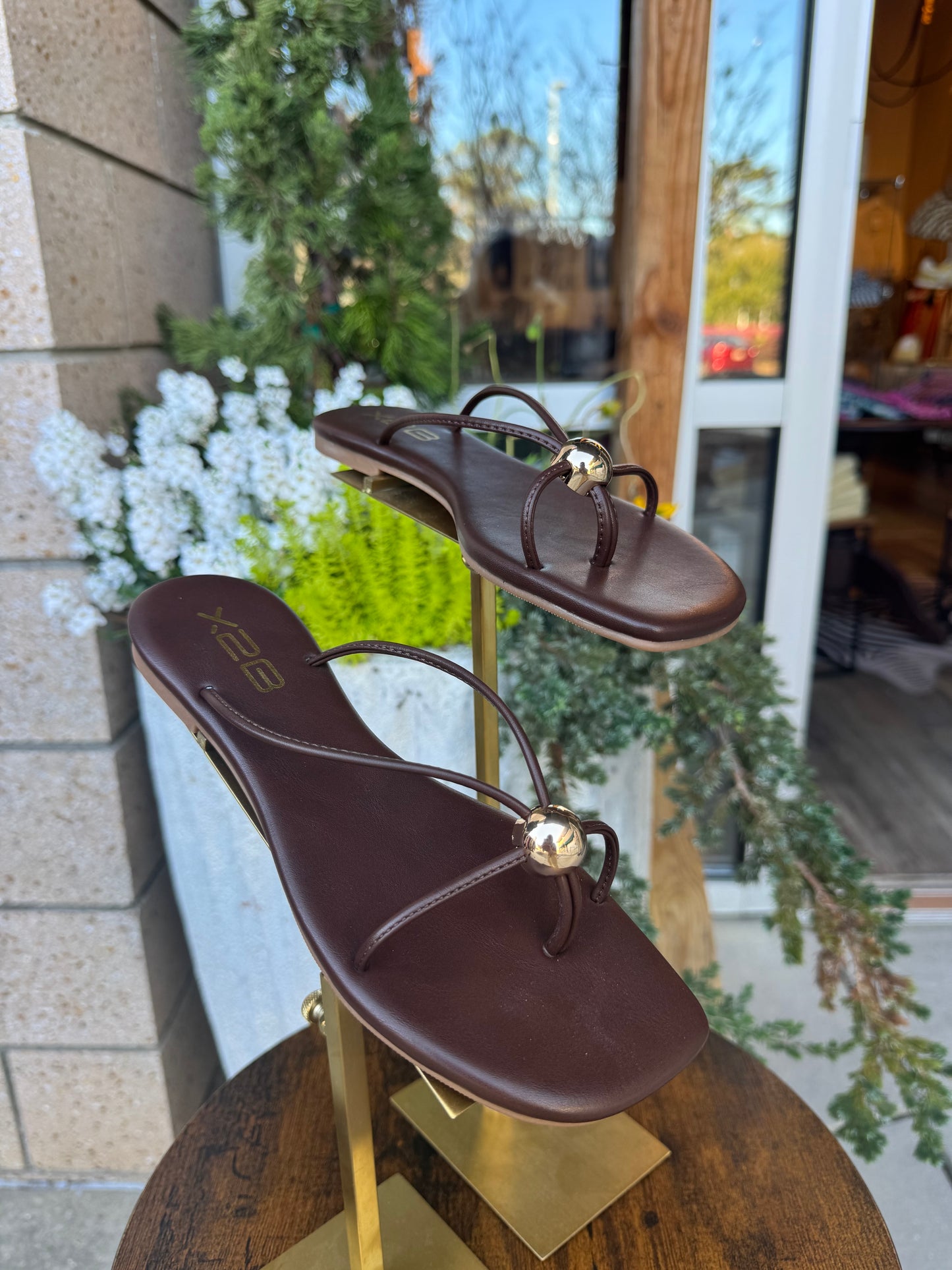 Chocolate Gold Ball Sandal