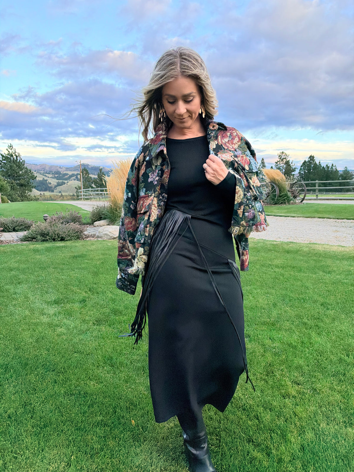 Jacquard Jacket