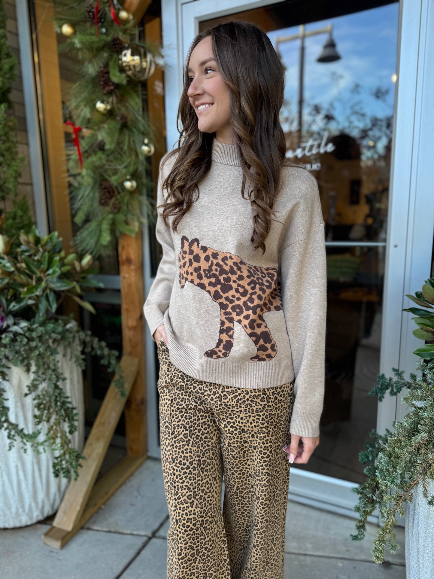 Jazara Leopard Sweater