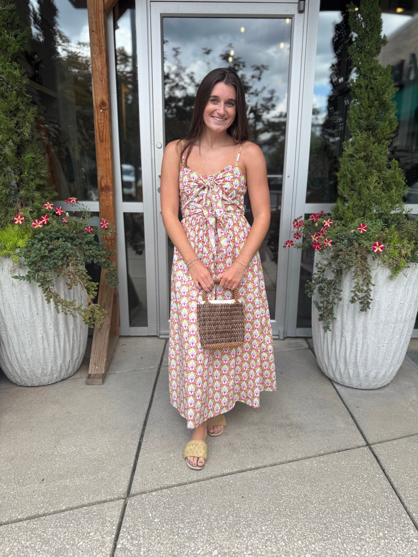 Mythic Petals Midi Dress