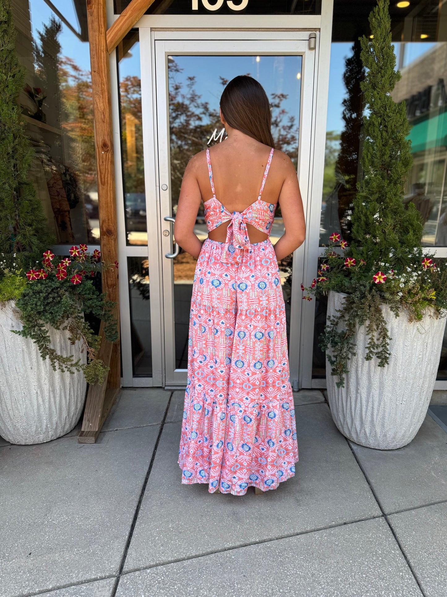 Sunset Tapestry Maxi Dress