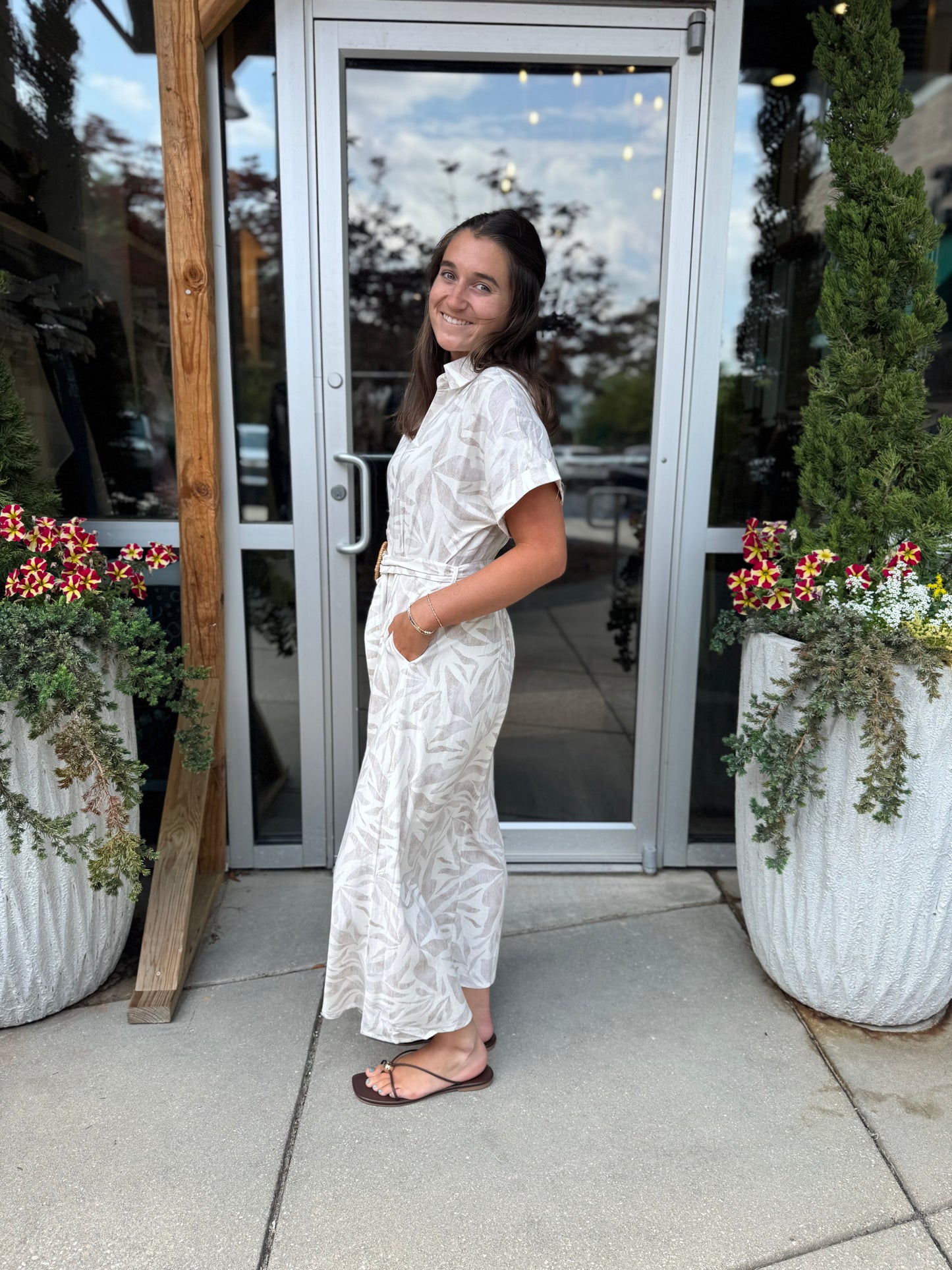 Seashore Belted Dress