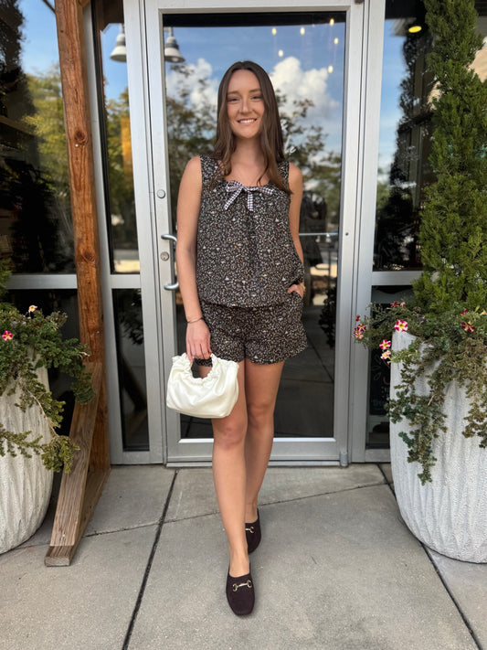 Gingham Floral Set