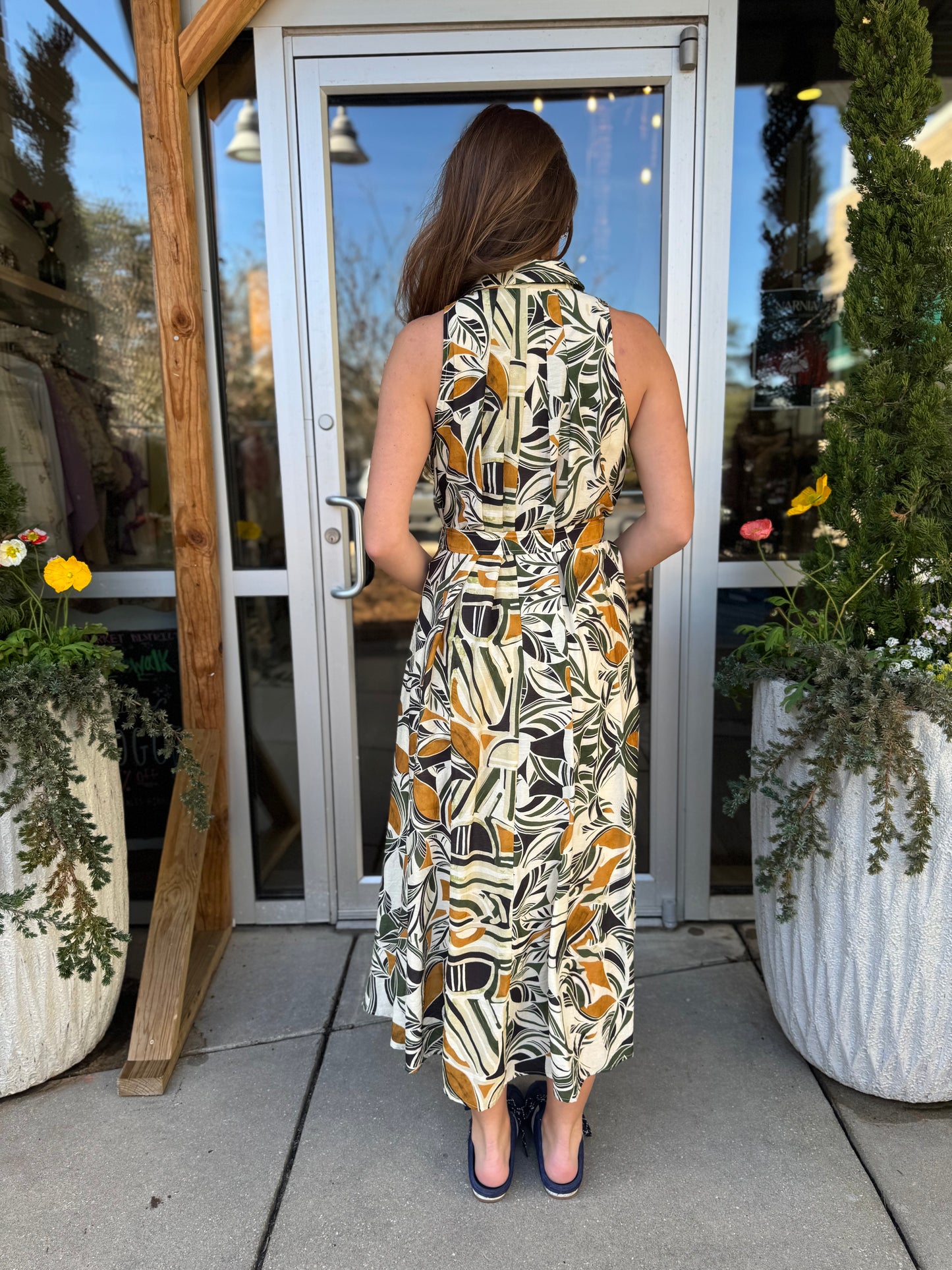 Jungle Belt Maxi Dress