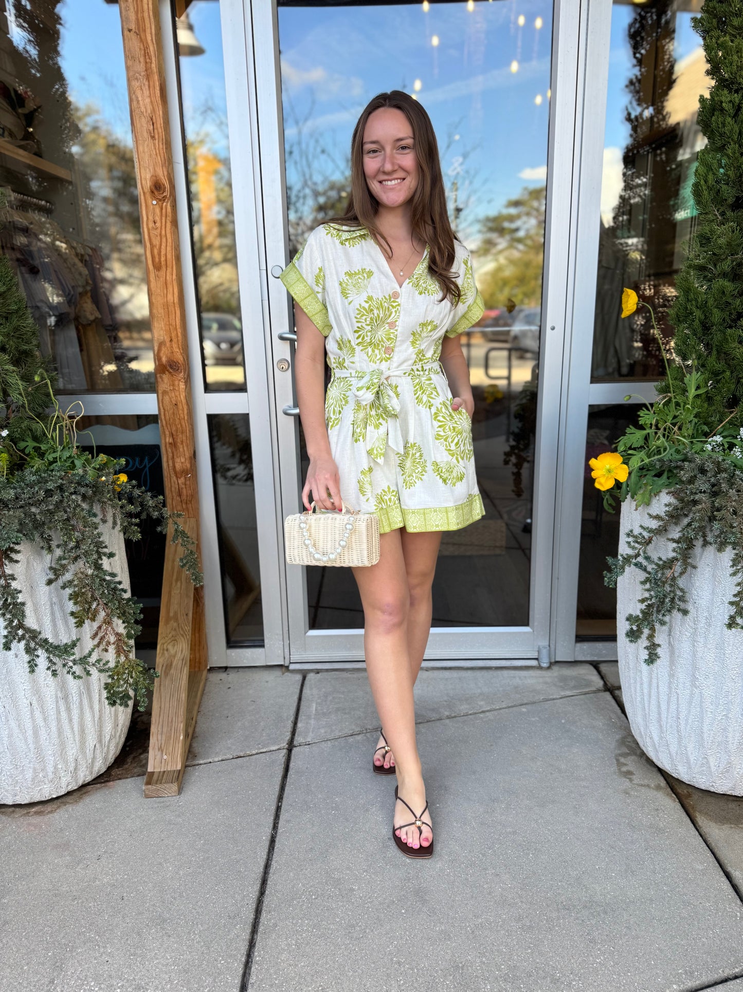 Camilla Belted Romper