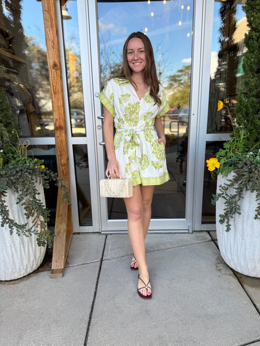 Camilla Belted Romper