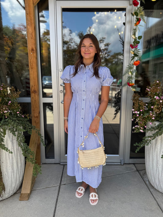 Aegean Sea Midi Dress