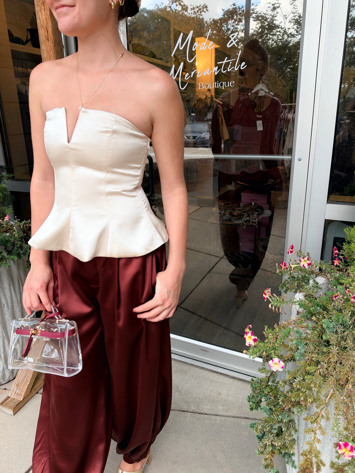 Satin Balloon Pants
