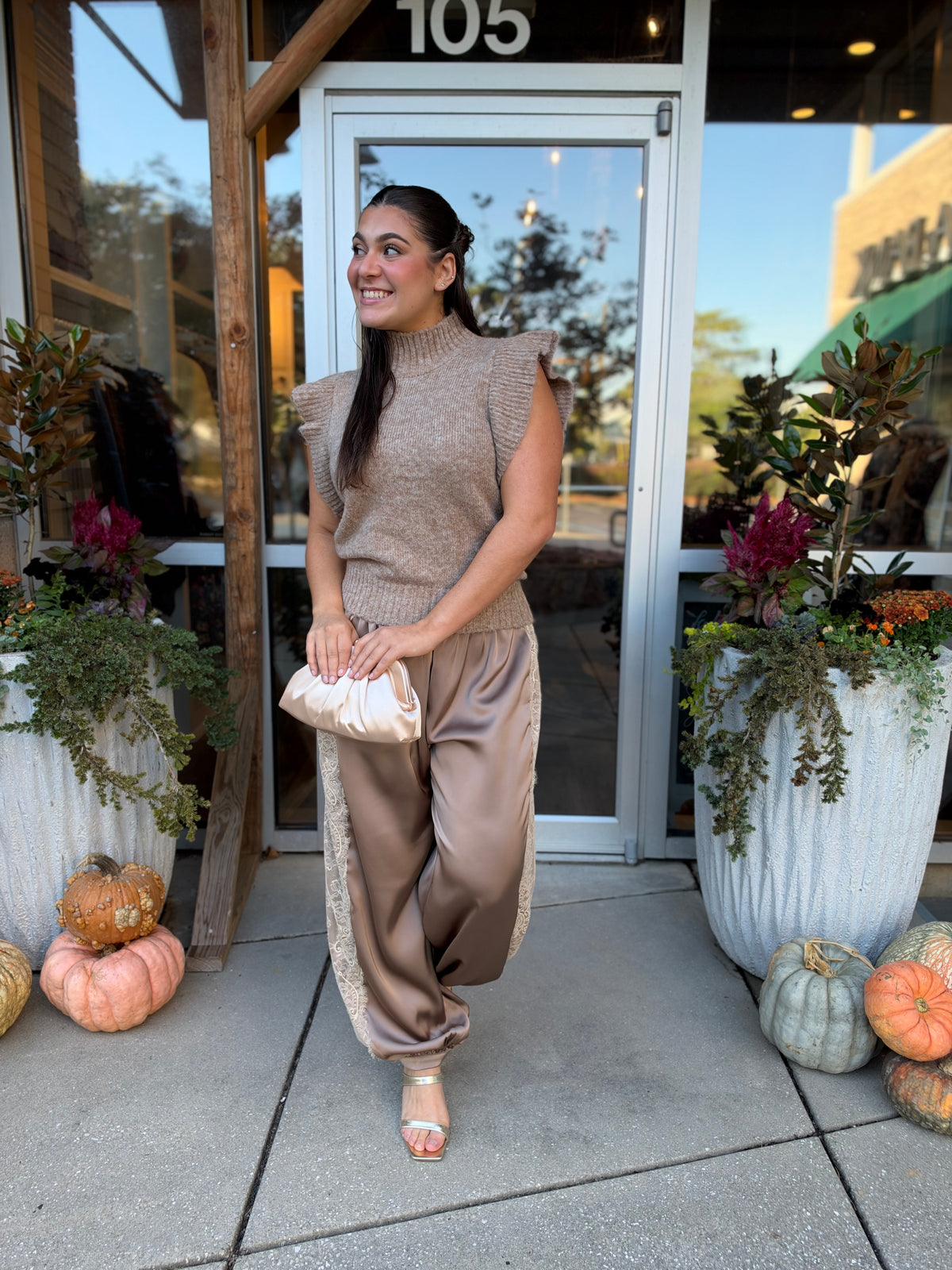Lilou Heathered Oat Sweater