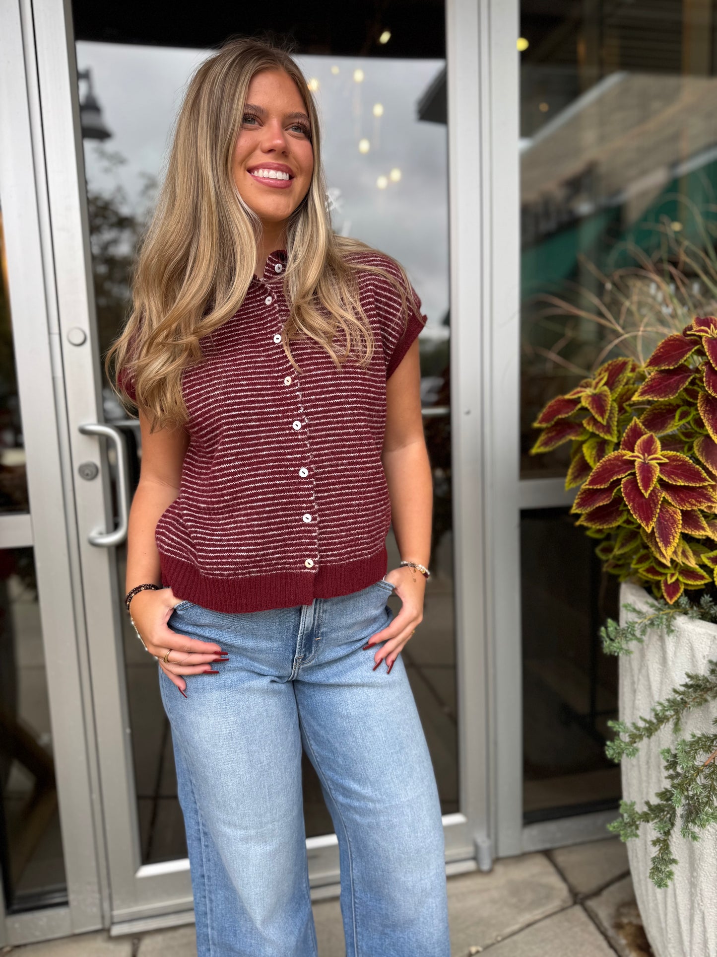 Garnet Sleeveless Knit