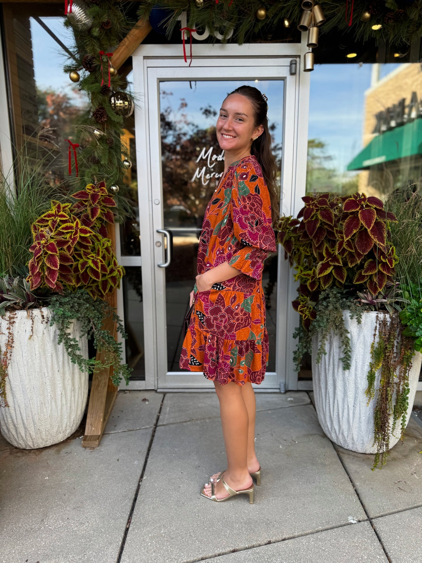 Amy Floral Shift Dress