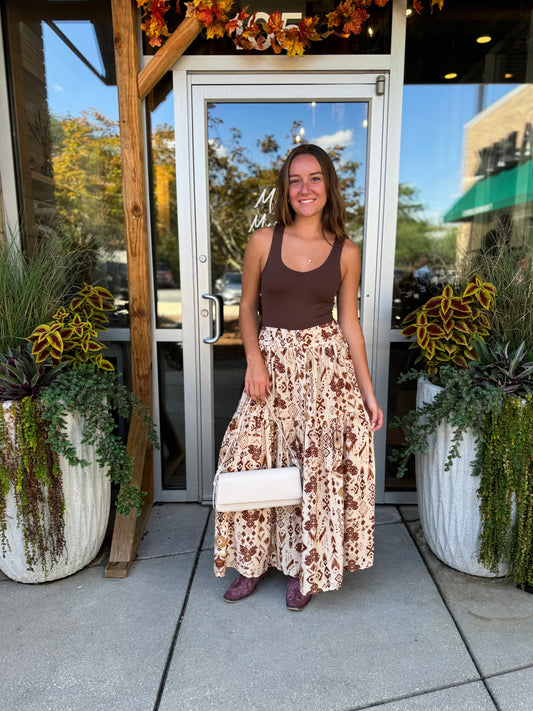 Aztec Maxi Skirt