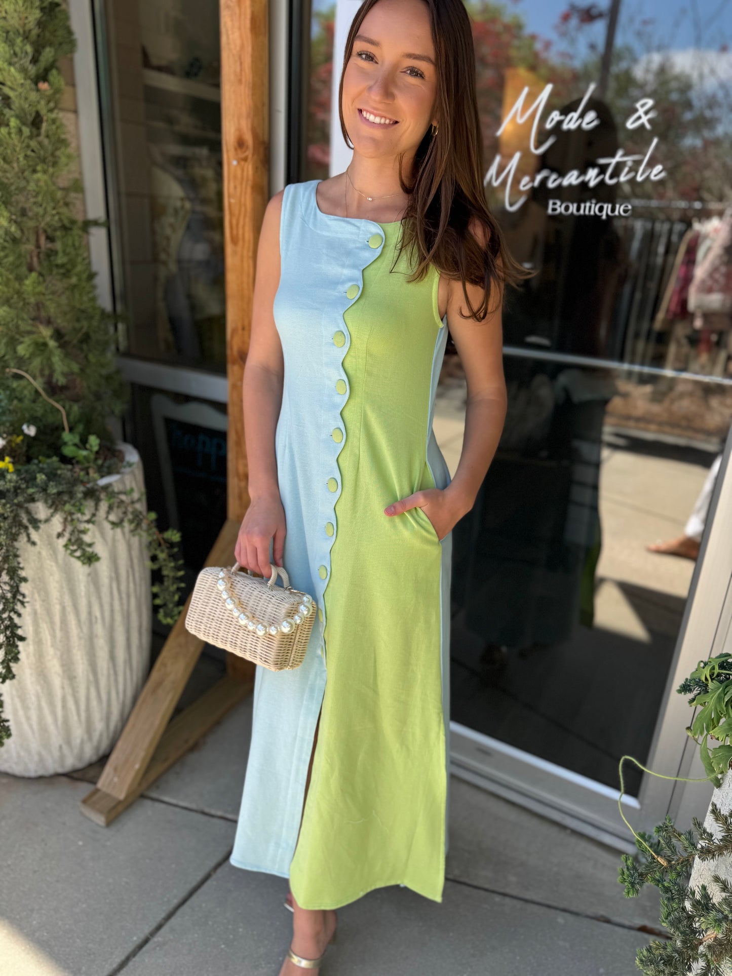 Lucia Scallop Dress