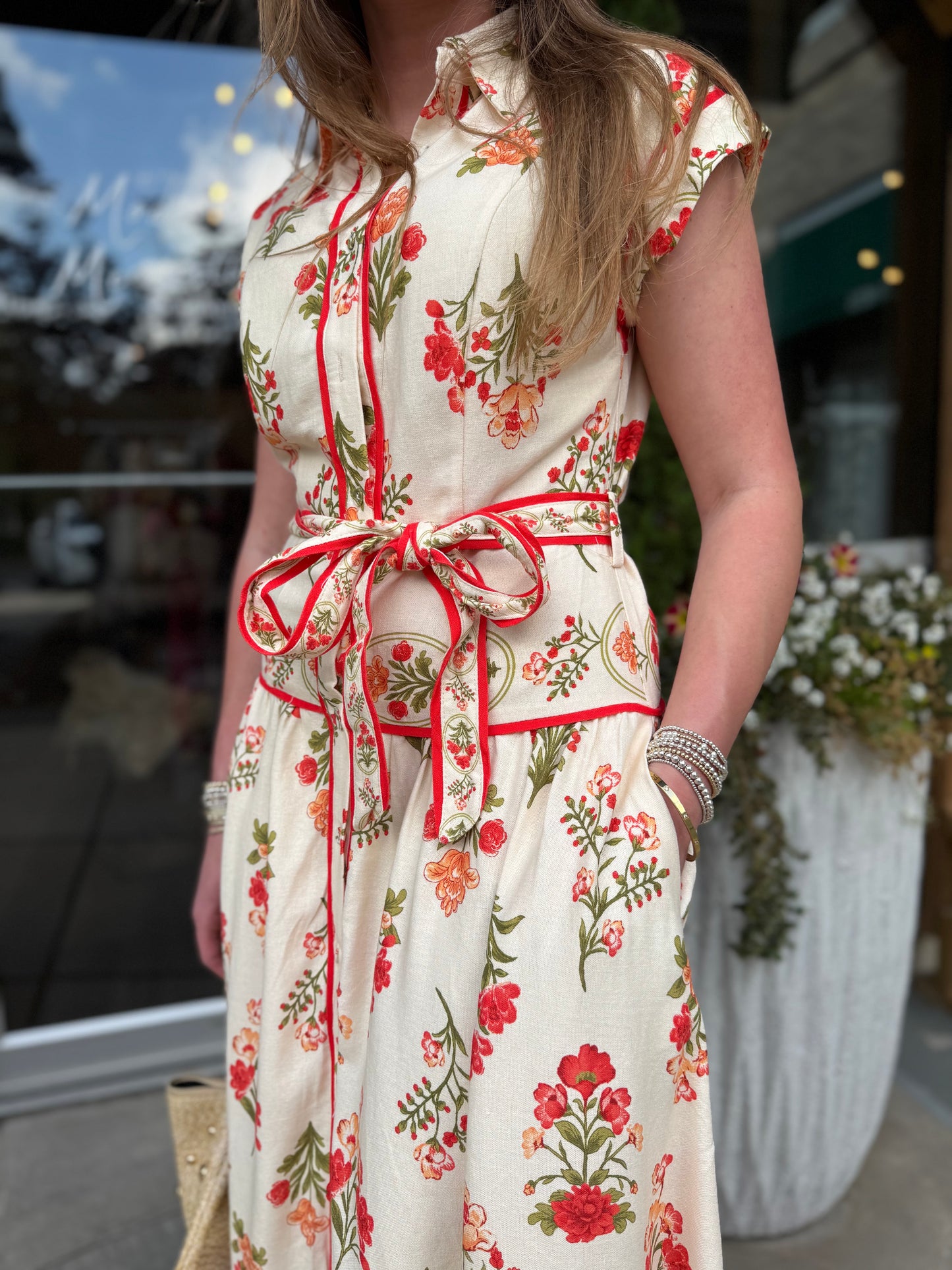 Trim Detail Button Front Maxi