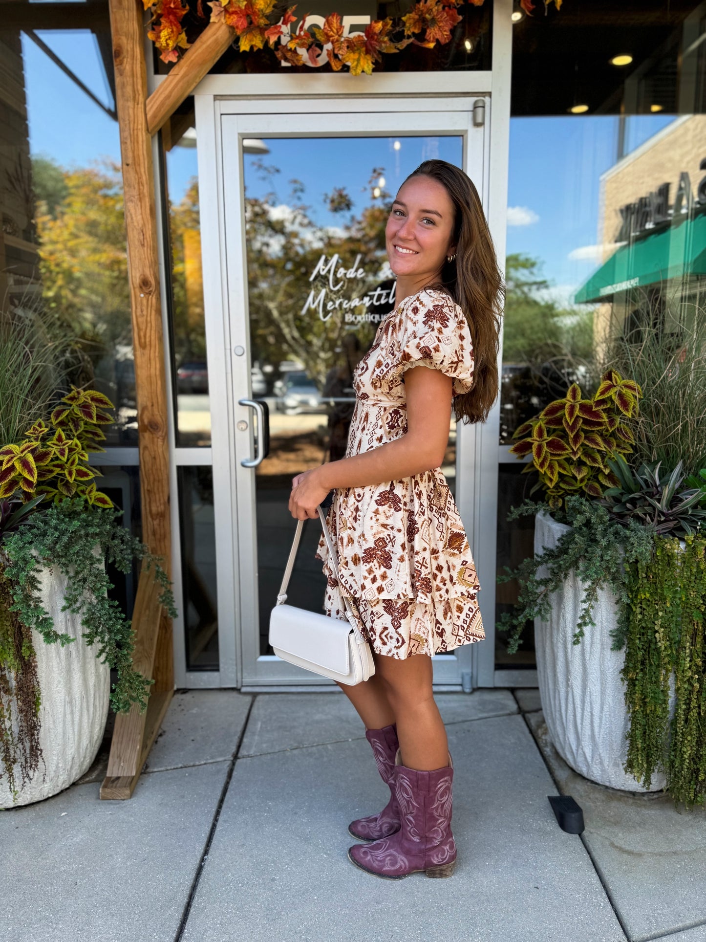 Aztec Sweetheart Dress