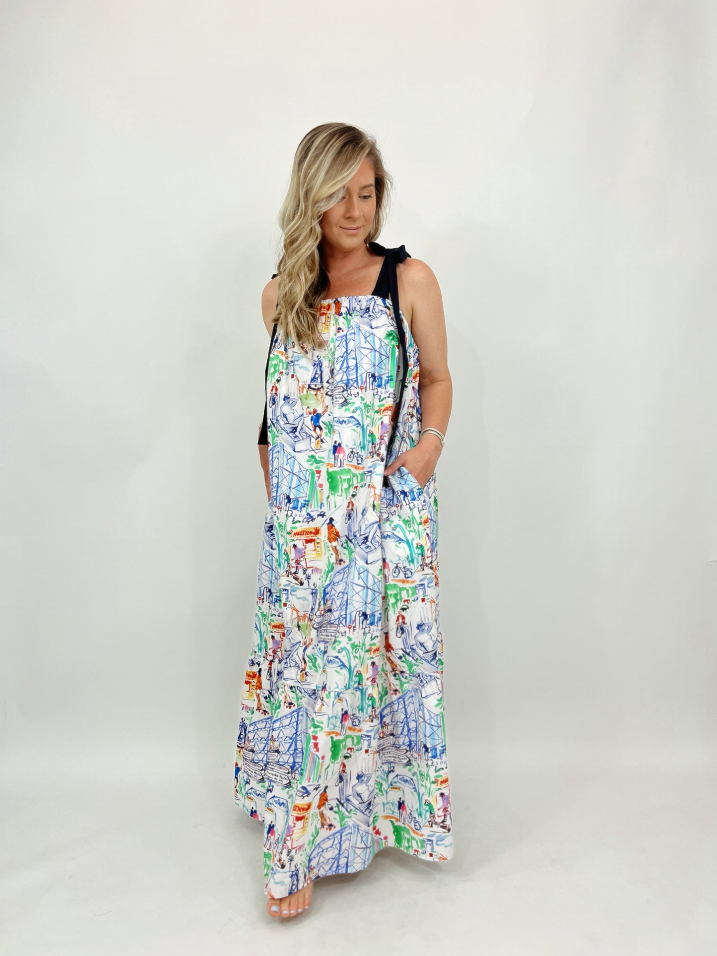 South of France Maxi Dress