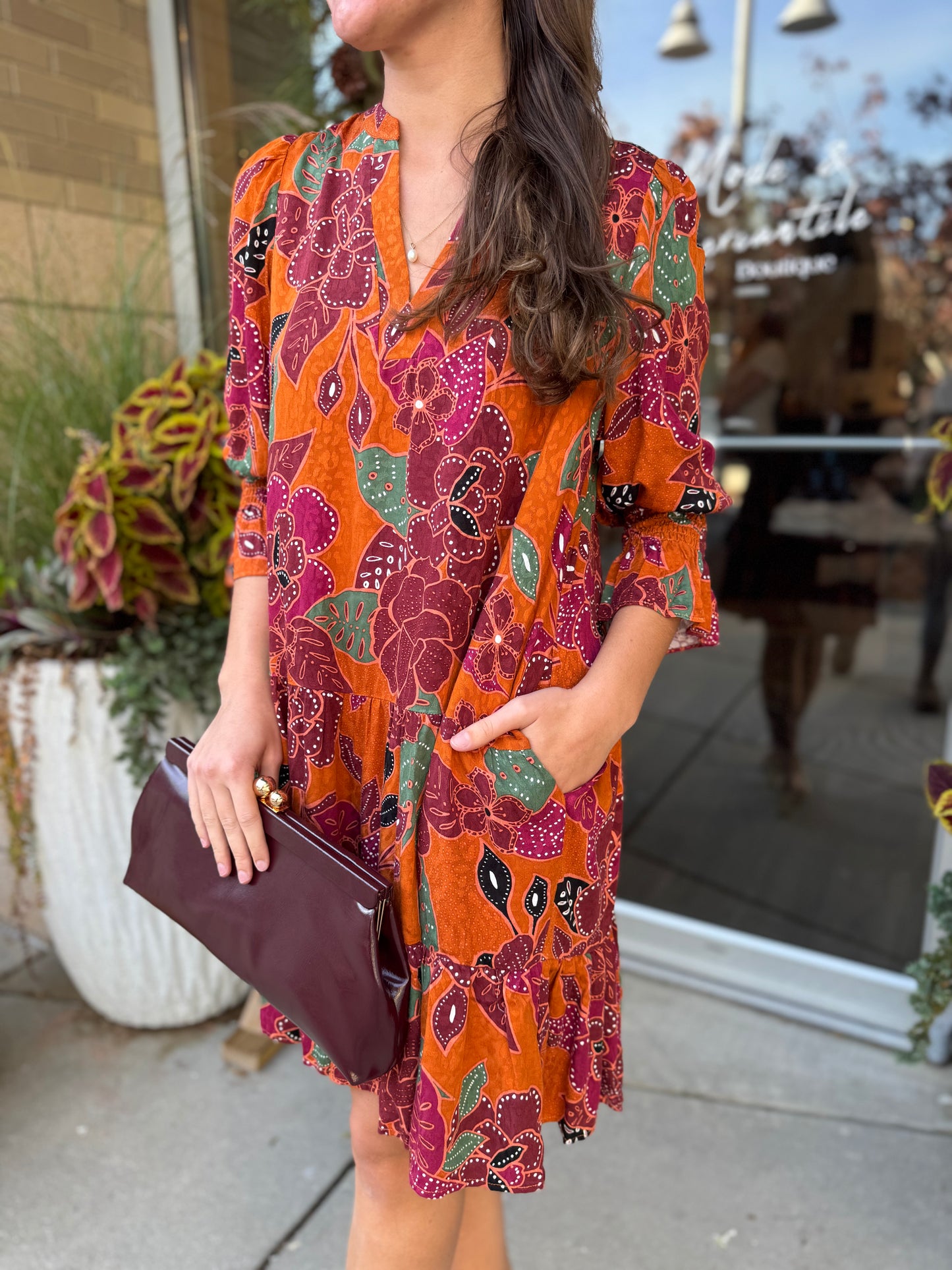 Amy Floral Shift Dress