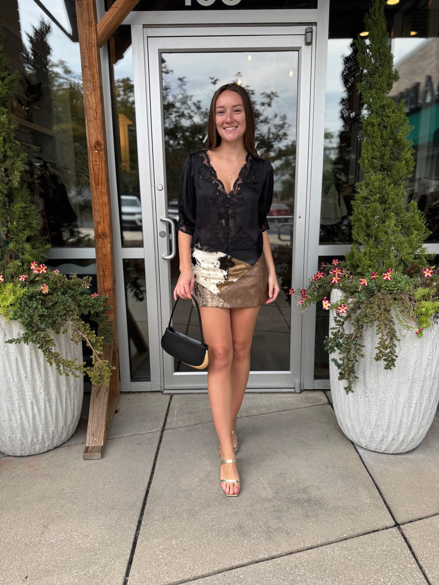 Lace Trim Blouse