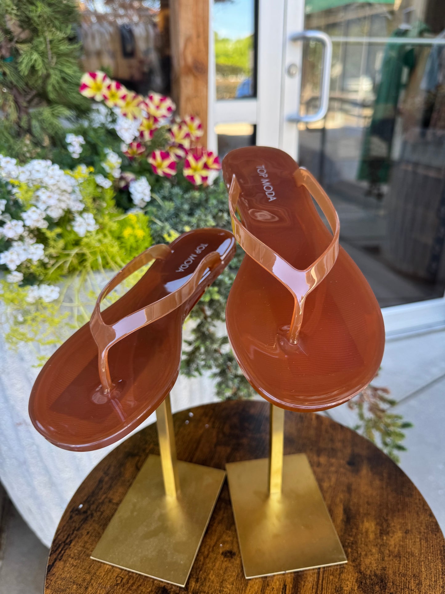 Tan Jelly Sandals