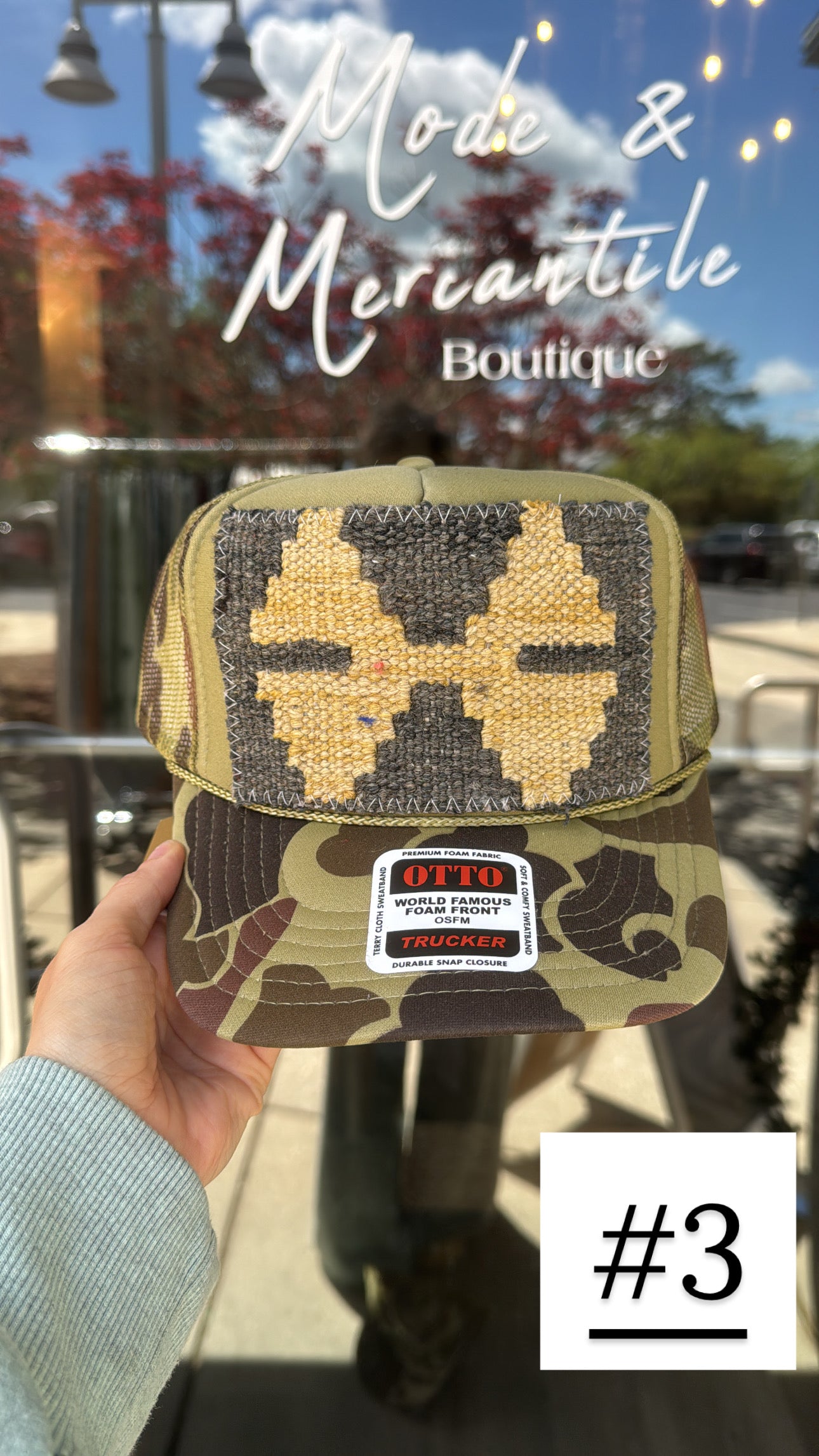Camo Orijinal Kilim Patch Trucker