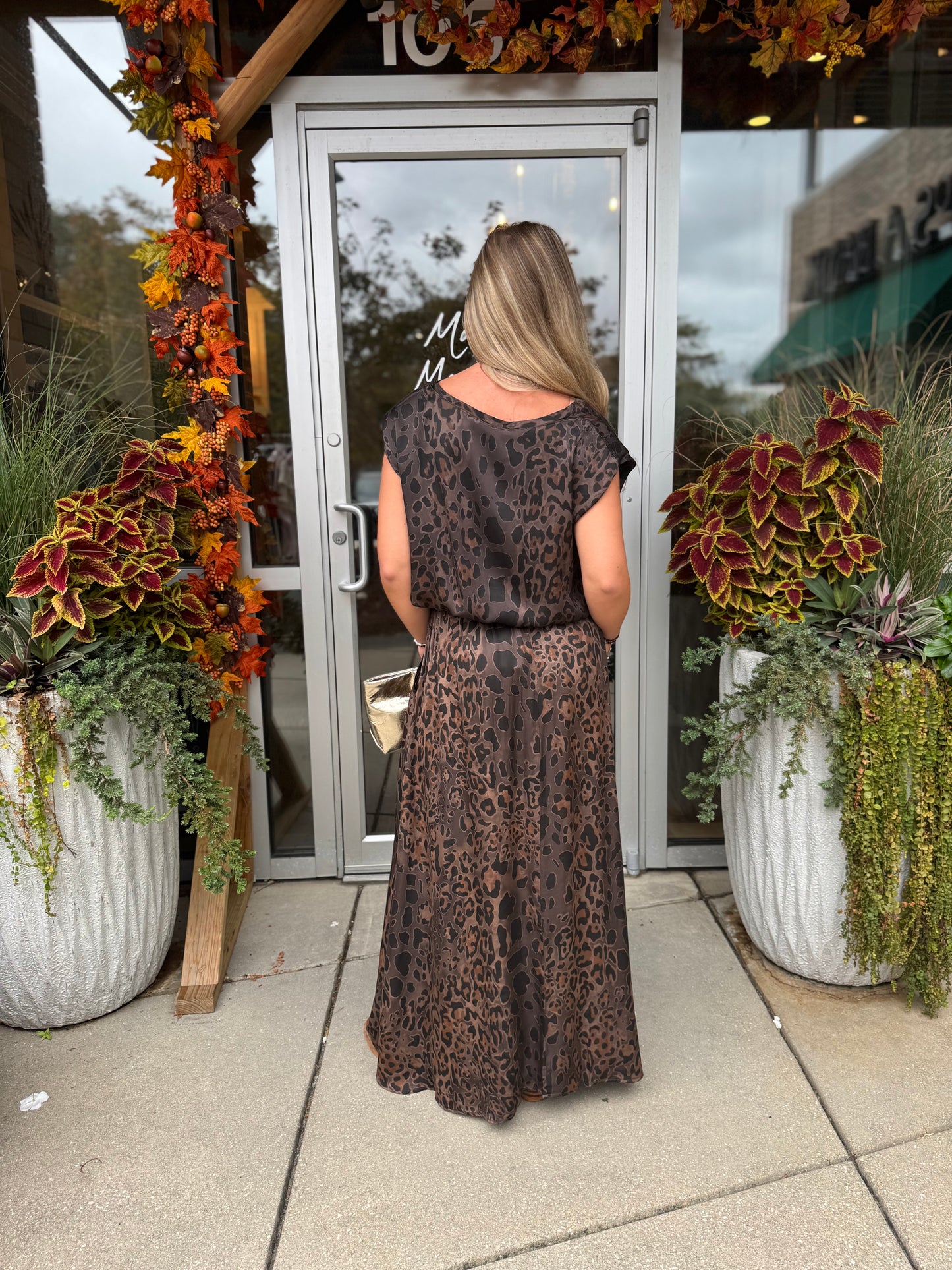 Chocolate Leopard Skirt