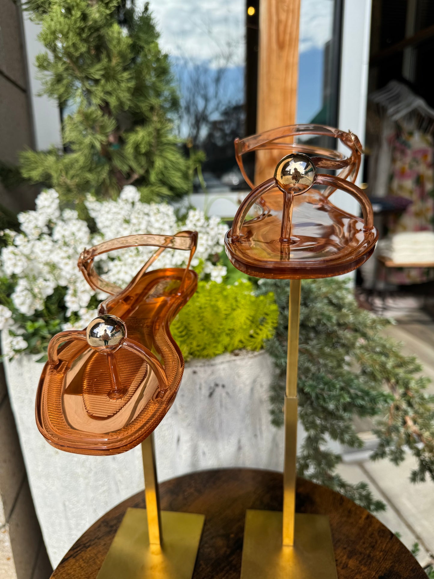 Gold Detail Jelly Sandal