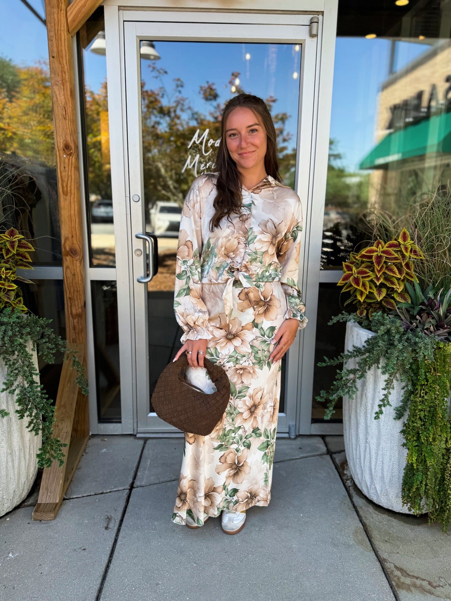 Wild Hibiscus Maxi Skirt