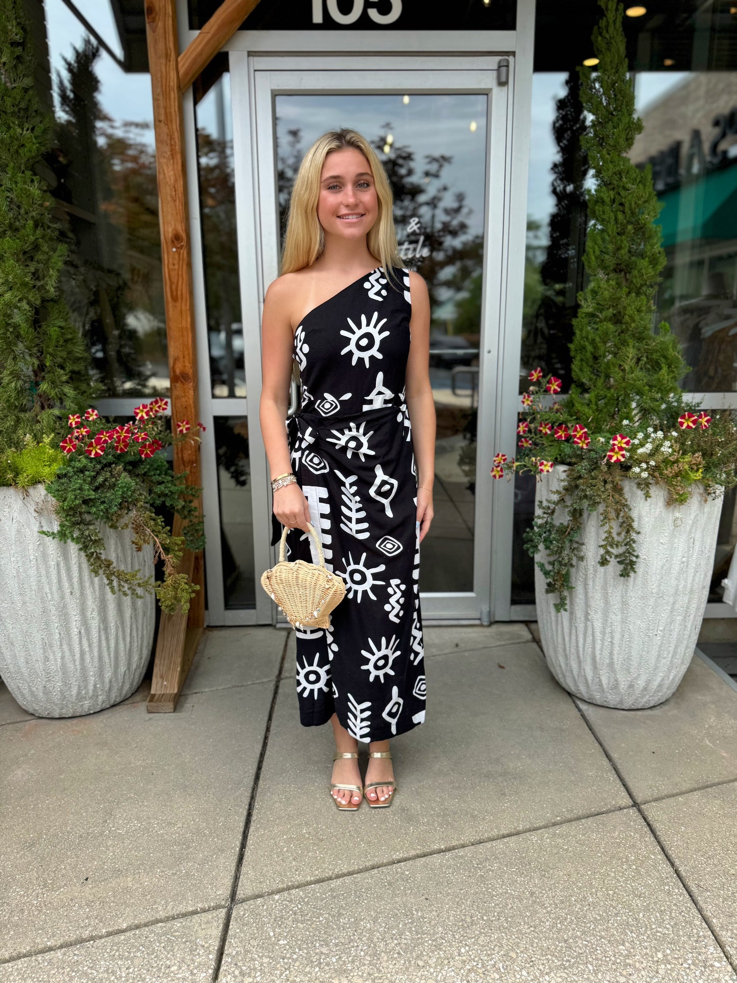 Paros One Shoulder Dress