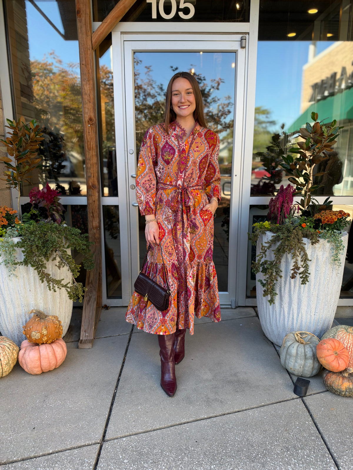 Stella Patch Maxi Dress
