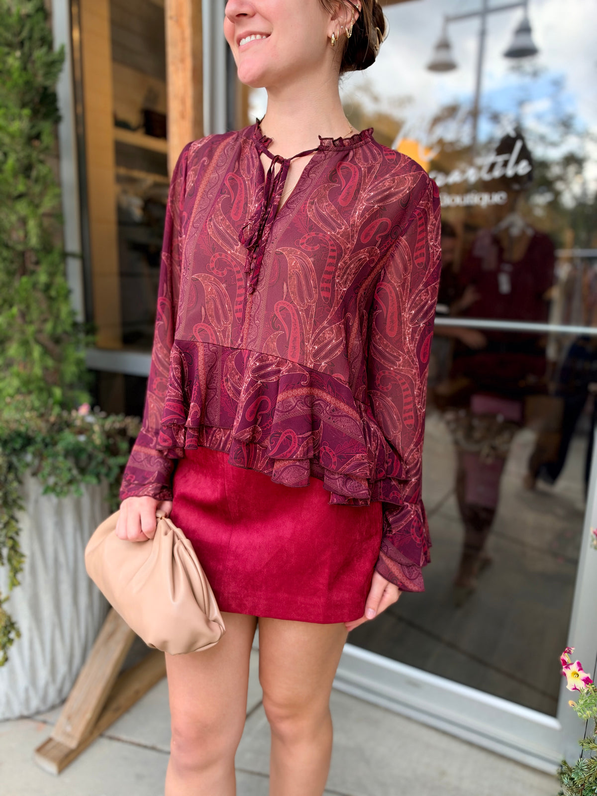 Catherine Peplum Blouse