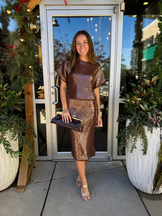 Molly Sequin Skirt