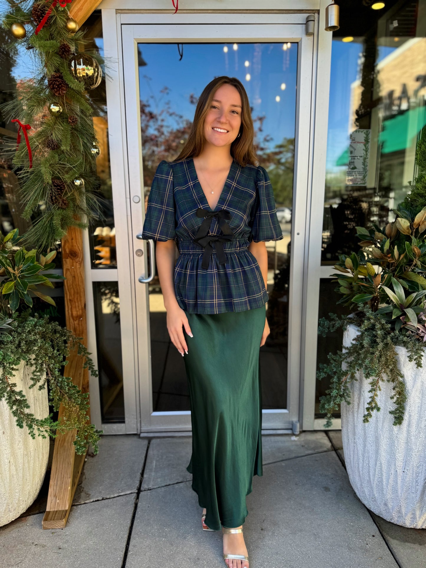 Lauren Tartan Blouse