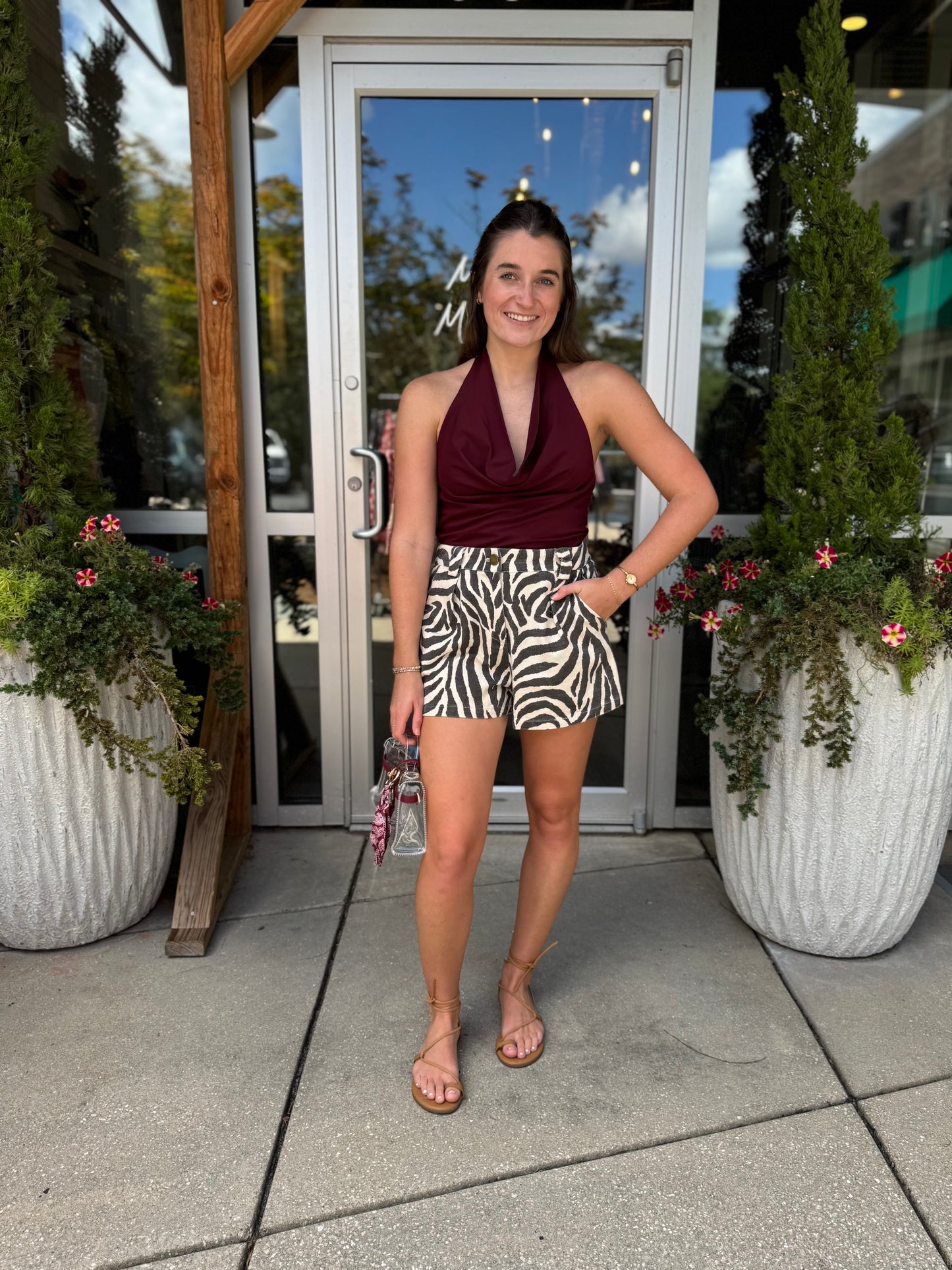 Zebra Shorts Set