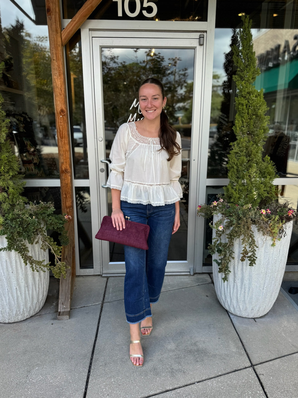 Off Shoulder Lace Top